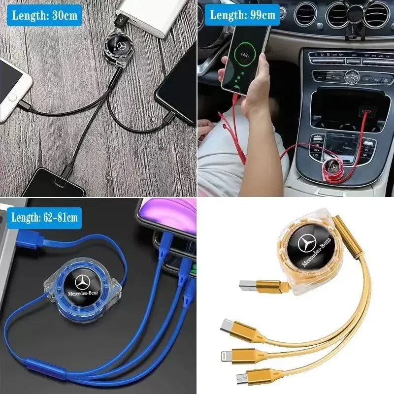 3-in-1 USB Quick Charger for Car